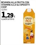 Offerta per Coop - Bevanda Alla Frutta Con Vitamine A,C,E Gli Spesotti a 1,29€ in Coop