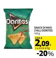 Offerta per Doritos - Snack Di Mais Chilli a 2,09€ in Ipercoop
