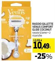 Offerta per Gillette - Rasoio Venus Comfort Glide Coconut a 10,49€ in Coop