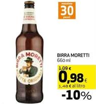Offerta per Moretti - Birra a 0,98€ in Coop