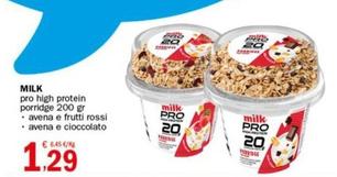 Offerta per Milk - Pro High Protein Porridge a 1,29€ in Crai