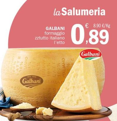 Offerta per Galbani - Formaggio Zztutto Italiano a 0,89€ in Crai
