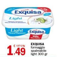 Offerta per Exquisa - Formaggio Spalmabile Light a 1,49€ in Crai