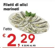Offerta per Filetti Di Alici Marinati a 2,29€ in Despar