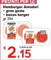 Offerta per Amadori - Hamburger Gran Gusto a 2,15€ in Despar