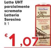 Offerta per Latteria Soresina - Latte UHT Parzialmente Scremato a 1,07€ in Despar