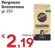 Offerta per Caffè Vergnano - Granaroma a 2,19€ in Despar