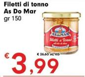 Offerta per Asdomar - Filetti Di Tonno a 3,99€ in Despar