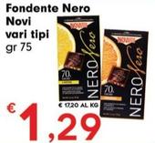 Offerta per Novi - Fondente Nero a 1,29€ in Despar
