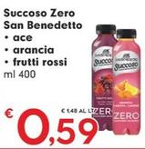 Offerta per San Benedetto - Succoso Zero Arancia a 0,59€ in Despar