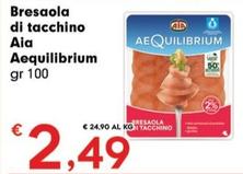 Offerta per Aequilibrium Aia - Bresaola Di Tacchino a 2,49€ in Despar