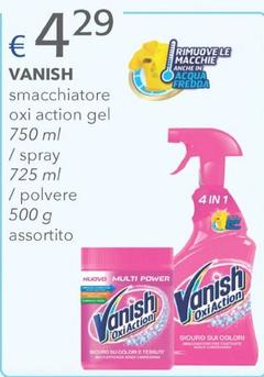Offerta per Vanish - Smacchiatore Oxi Action Gel a 4,29€ in Acqua & Sapone