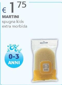Offerta per Martini - Spugna Kids Extra Morbida a 1,75€ in Acqua & Sapone