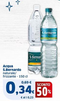 Offerta per S. Bernardo - Acqua a 0,34€ in Sigma