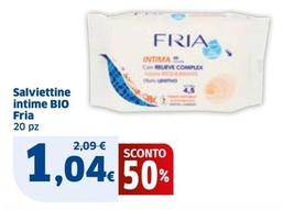 Offerta per Fria - Salviettine Intime Bio a 1,04€ in Sigma