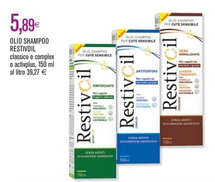 Offerta per  Restivoil - Olio Shampoo a 5,89€ in Ipercoop