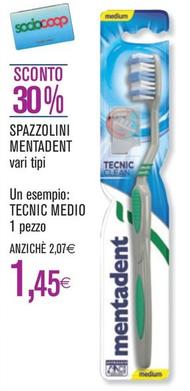 Offerta per Mentadent - Spazzolini a 1,45€ in Coop