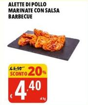 Offerta per Alette Di Pollo Marinate Con Salsa Barbecue a 4,4€ in Tigros