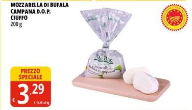 Offerta per Mozzarella Di Bufala Campana D.O.P. Ciuffo a 3,29€ in Tigros