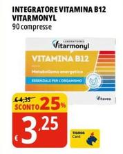 Offerta per Vitarmonyl - Integratore Vitamina B12 a 3,25€ in Tigros
