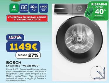 Offerta per Bosch - Lavatrice-WGB25400UT a 1149€ in Euronics