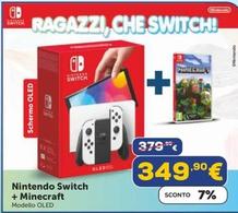 Offerta per Nintendo - Switch + Minecraft a 349,9€ in Euronics