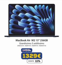 Offerta per Apple - Macbook Air M2 15" 256GB a 1329€ in Euronics