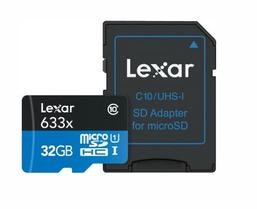 Offerta per Lexar - 633x 32GB MicroSDHC UHS-I Classe 10 memoria flash a 8,95€ in Euronics