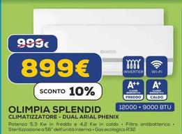 Offerta per Olimpia Splendid - Climatizzatore-Dual Arial Phenix a 899€ in Euronics