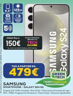 Offerta per Samsung - Smartphone-Galaxy S24 5G a 479€ in Euronics