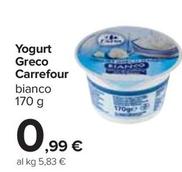 Offerta per Carrefour - Yogurt Greco a 0,99€ in Carrefour Ipermercati