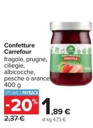 Offerta per Carrefour - Confetture a 1,89€ in Carrefour Ipermercati