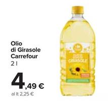 Offerta per Carrefour - Olio Di Girasole a 4,49€ in Carrefour Ipermercati