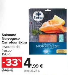 Offerta per Carrefour Extra - Salmone Norvegese  a 4,99€ in Carrefour Ipermercati