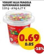 Offerta per Danone - Yogurt Alla Fragola Supermario a 0,69€ in PENNY