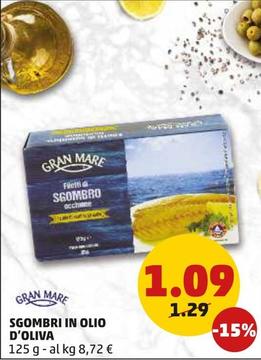 Offerta per Gran Mare - Sgombri In Olio D'Oliva a 1,09€ in PENNY