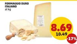 Offerta per Formaggio Duro Italiano a 8,69€ in PENNY