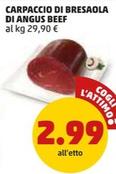 Offerta per Carpaccio Di Bresaola Di Angus Beef a 2,99€ in PENNY