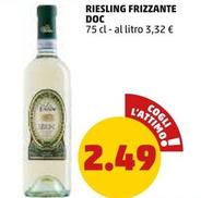 Offerta per Le Cascine - Riesling Frizzante DOC a 2,49€ in PENNY