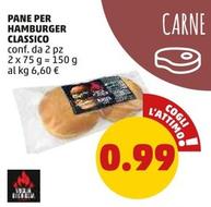 Offerta per Voglia Di Griglia - Pane Per Hamburger Classico a 0,99€ in PENNY