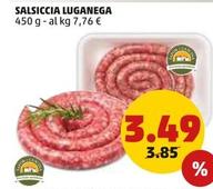 Offerta per Sapor Di Cascina - Salsiccia Luganega a 3,49€ in PENNY