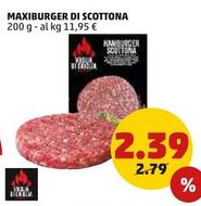 Offerta per Voglia Di Griglia - Maxiburger Di Scottona a 2,39€ in PENNY