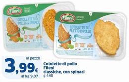 Offerta per Fileni - Cotolette Di Pollo Classiche a 3,99€ in Sigma