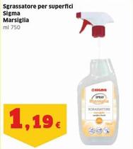 Offerta per Sigma - Sgrassatore Per Superfici Marsiglia Marsiglia a 1,19€ in Sigma