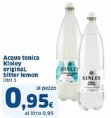 Offerta per Kinley - Acqua Tonica Original, Bitter Lemon a 0,95€ in Sigma