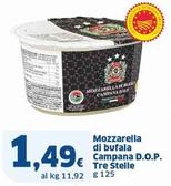 Offerta per Tre Stelle - Mozzarella Di Bufala Campana  D.O.P. a 1,49€ in Sigma