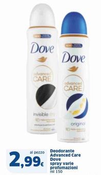 Offerta per Dove - Deodorante Advanced Care Spray a 2,99€ in Sigma
