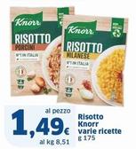 Offerta per Knorr - Risotto a 1,49€ in Sigma