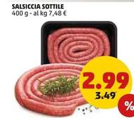 Offerta per Salsiccia Sottile a 2,99€ in PENNY