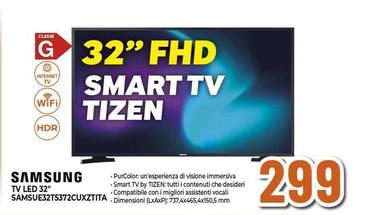 Offerta per Samsung - Tv Led 32" SAMSUE32T5372CUXZTITA a 299€ in Expert